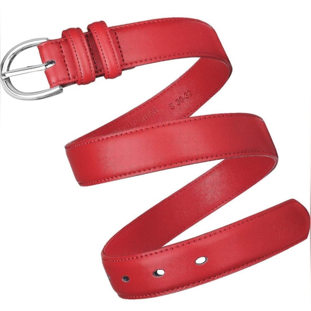 🔸️Red Genuine Leather Belt Small